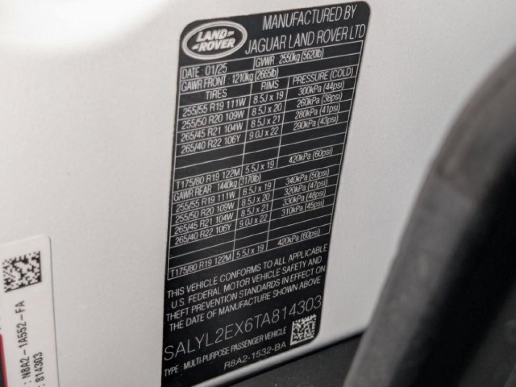new 2026 Land Rover Range Rover Velar car, priced at $66,747