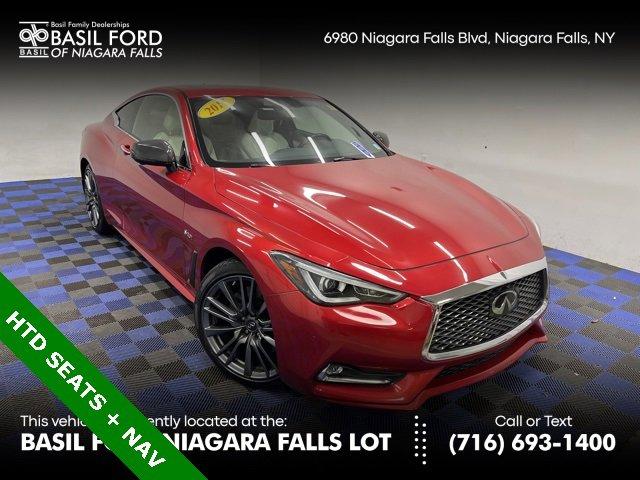 used 2017 INFINITI Q60 car, priced at $30,200