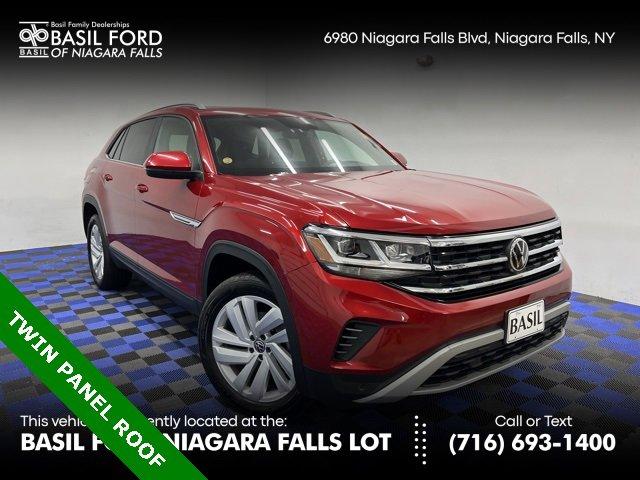 used 2021 Volkswagen Atlas Cross Sport car, priced at $26,500