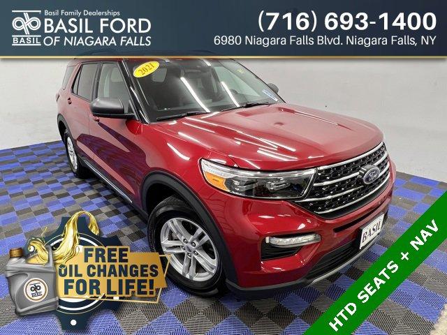 used 2021 Ford Explorer car, priced at $27,990
