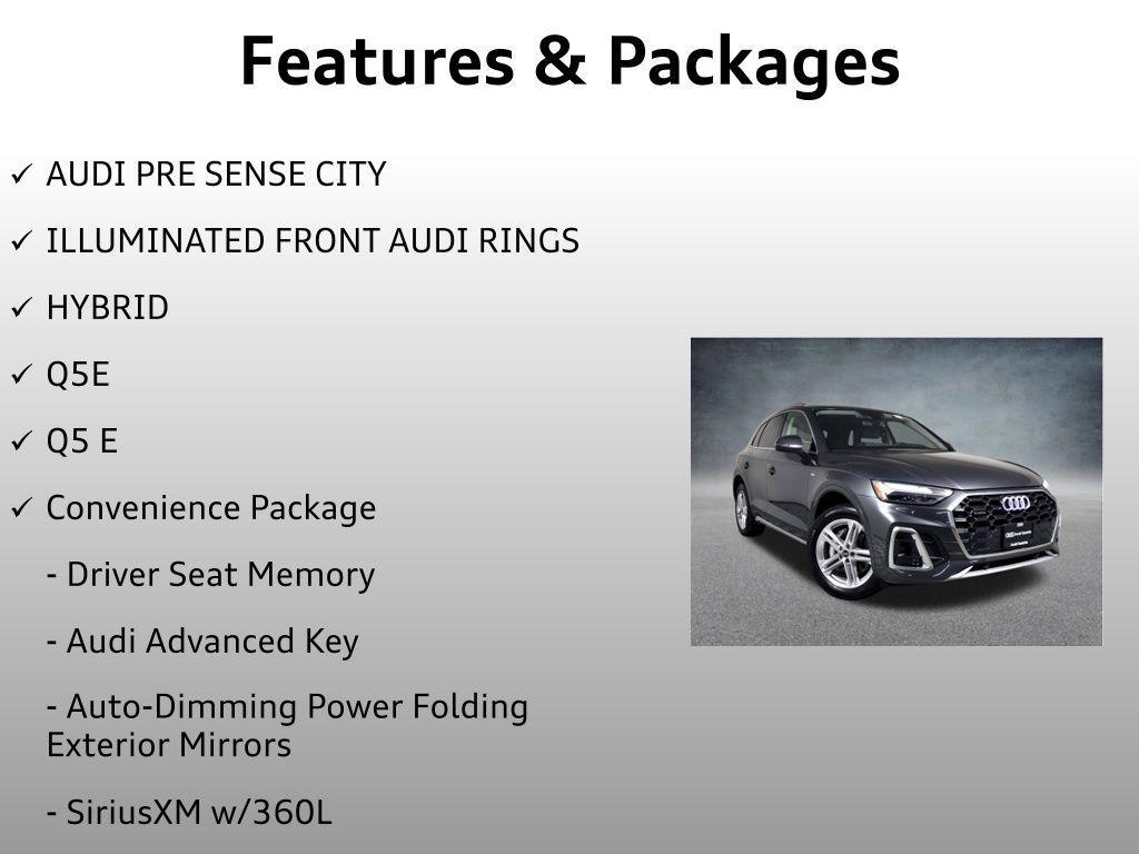 used 2024 Audi Q5 e car, priced at $42,999