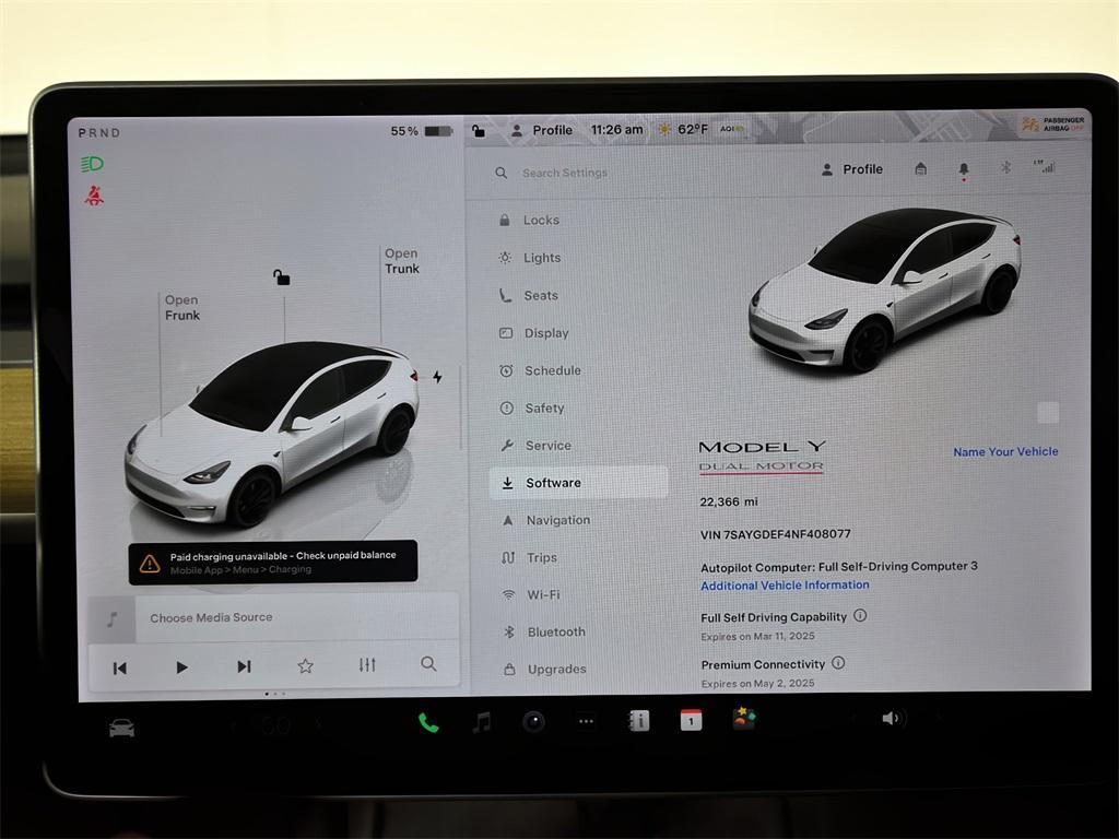 used 2022 Tesla Model Y car, priced at $32,999