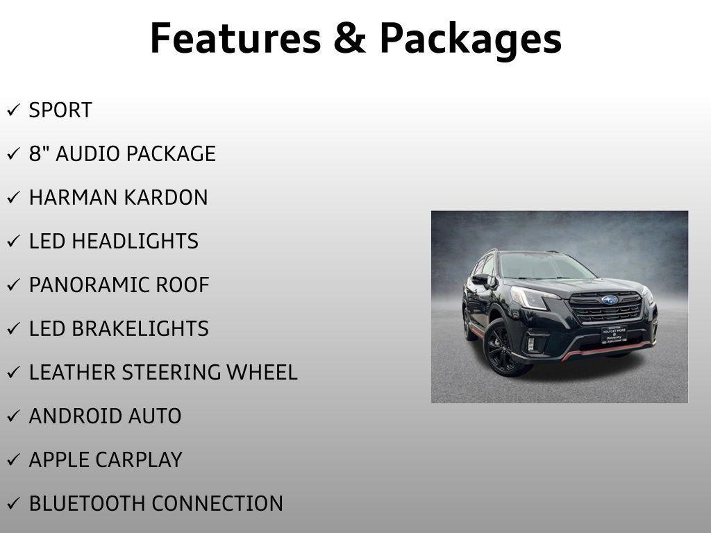 used 2024 Subaru Forester car, priced at $32,499