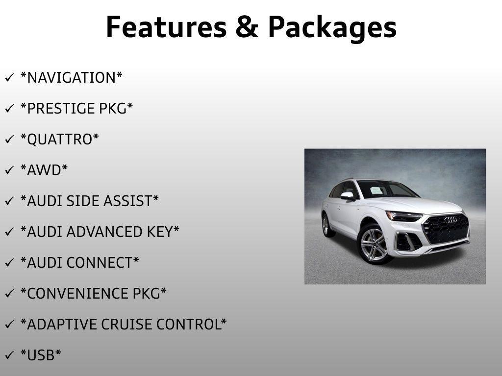 used 2024 Audi Q5 e car, priced at $53,999