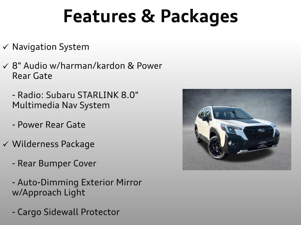 used 2024 Subaru Forester car, priced at $33,699