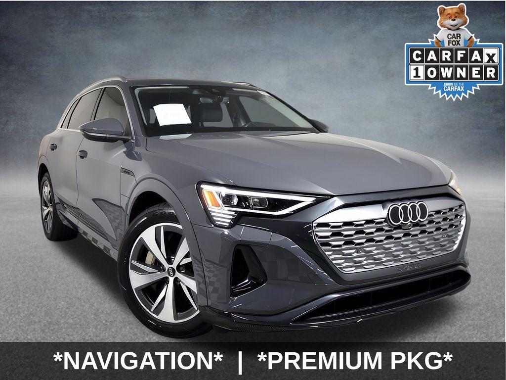 used 2024 Audi Q8 e-tron car, priced at $37,499