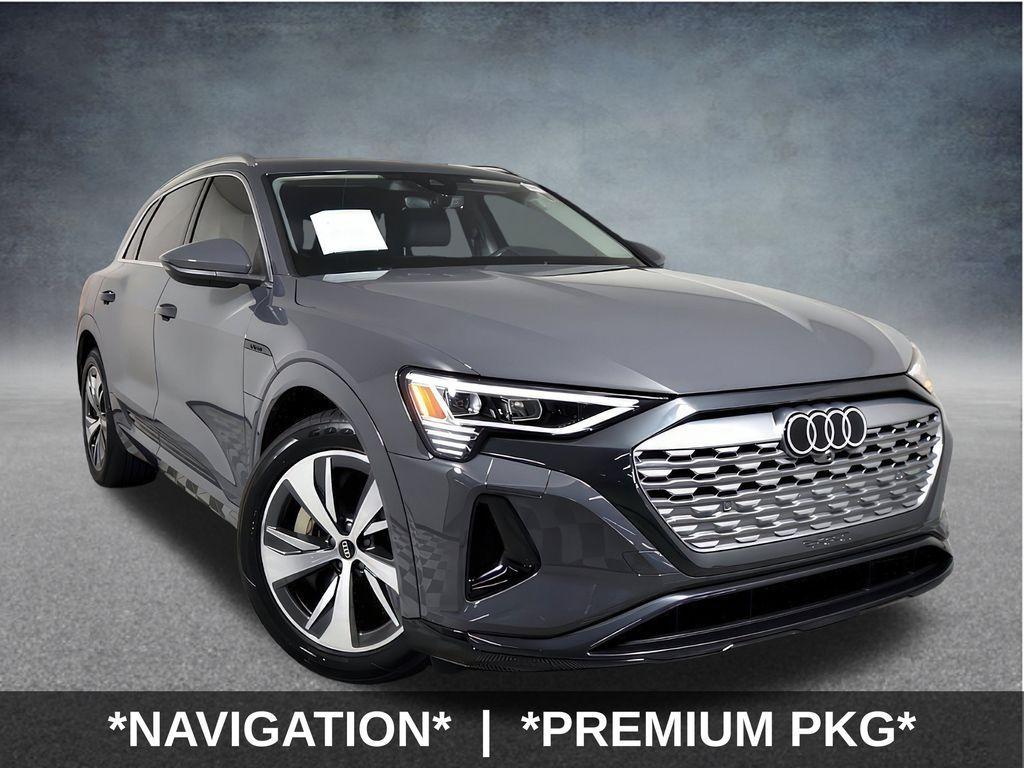 used 2024 Audi Q8 e-tron car, priced at $42,999