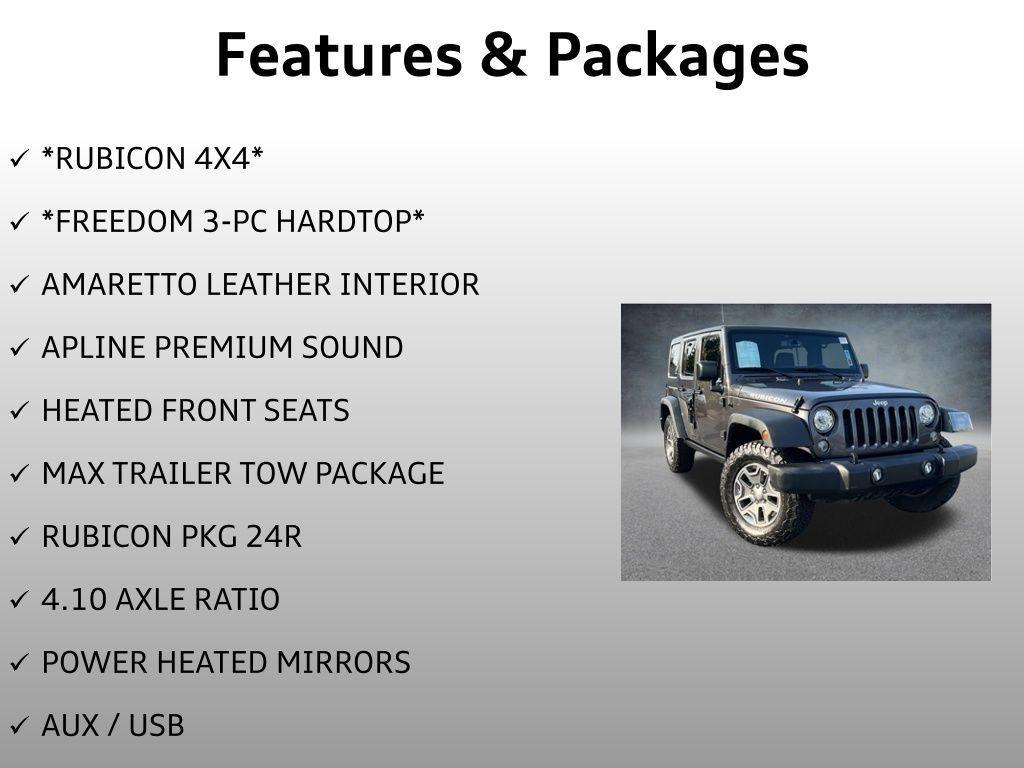 used 2017 Jeep Wrangler Unlimited car, priced at $26,399