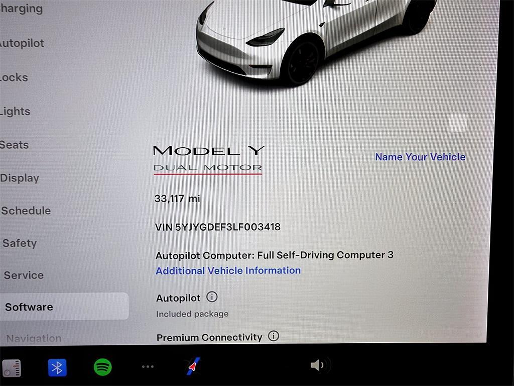 used 2020 Tesla Model Y car, priced at $28,999