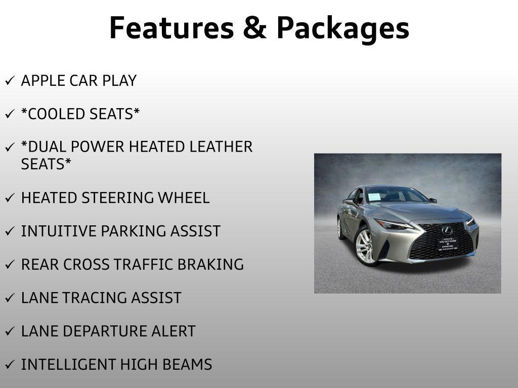 used 2021 Lexus IS 300 car, priced at $34,199