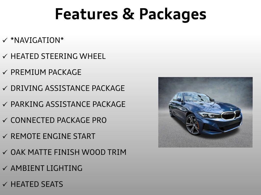 used 2024 BMW 330 car, priced at $33,499