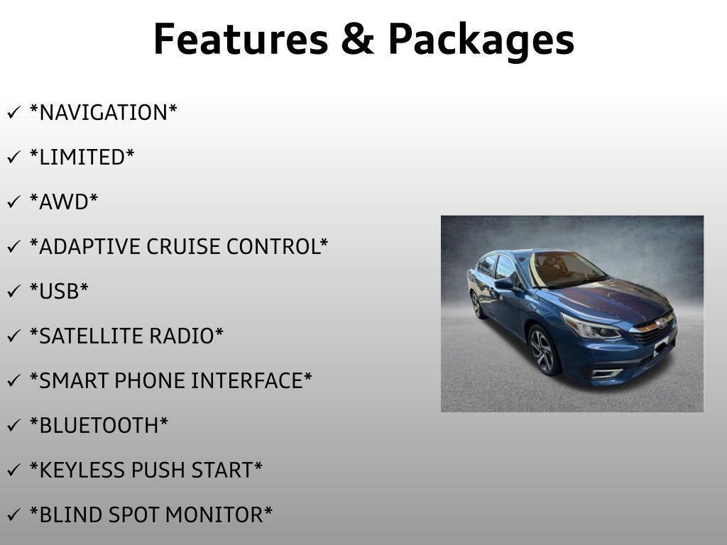 used 2022 Subaru Legacy car, priced at $22,999