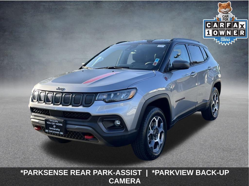 used 2022 Jeep Compass car, priced at $23,399