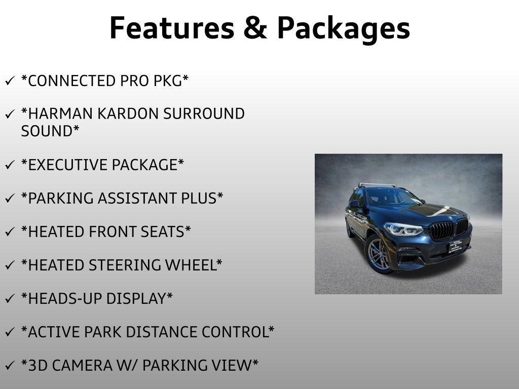 used 2021 BMW X3 car, priced at $38,499