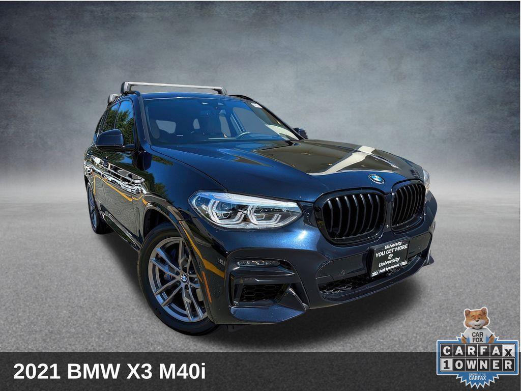 used 2021 BMW X3 car, priced at $38,499