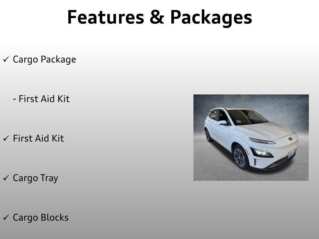 used 2023 Hyundai Kona EV car, priced at $21,999