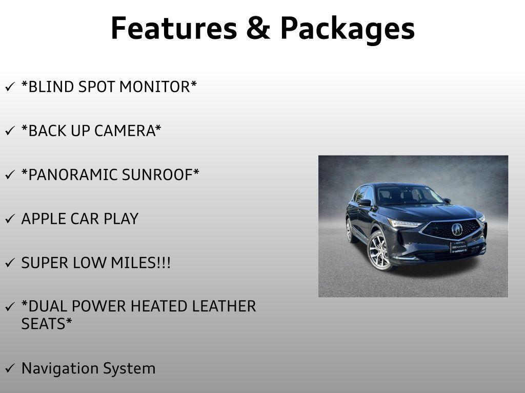 used 2023 Acura MDX car, priced at $44,999