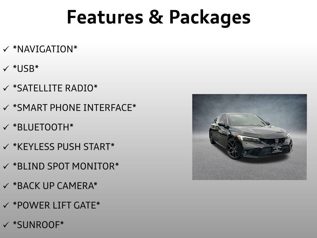 used 2023 Honda Civic car, priced at $28,999