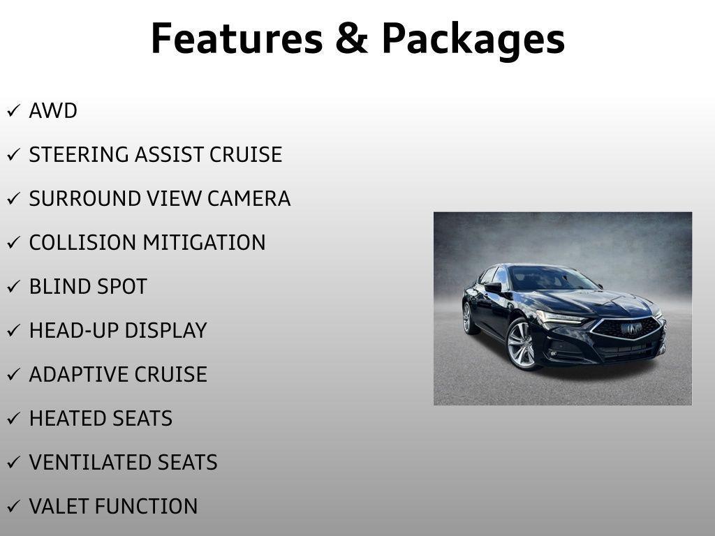 used 2023 Acura TLX car, priced at $37,999