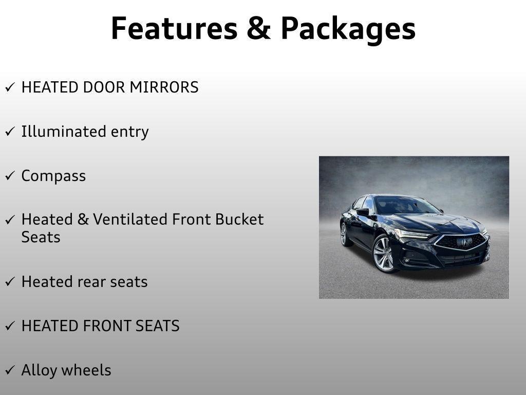 used 2023 Acura TLX car, priced at $37,999