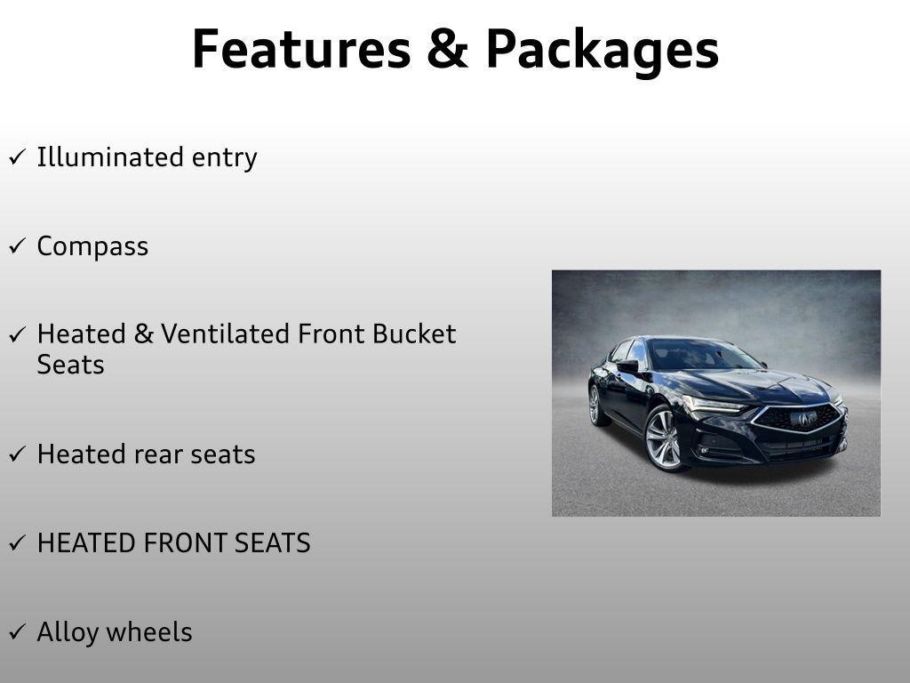used 2023 Acura TLX car, priced at $40,999