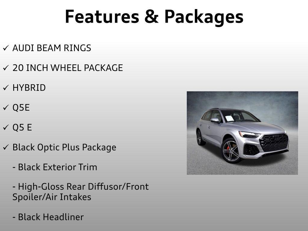 used 2024 Audi Q5 e car, priced at $47,999