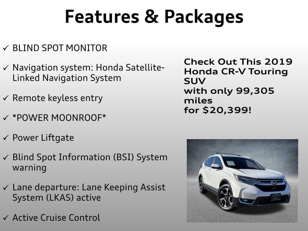 used 2019 Honda CR-V car, priced at $20,399