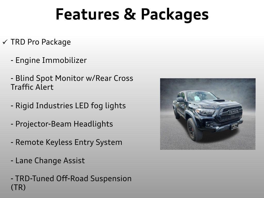 used 2019 Toyota Tacoma car, priced at $40,999