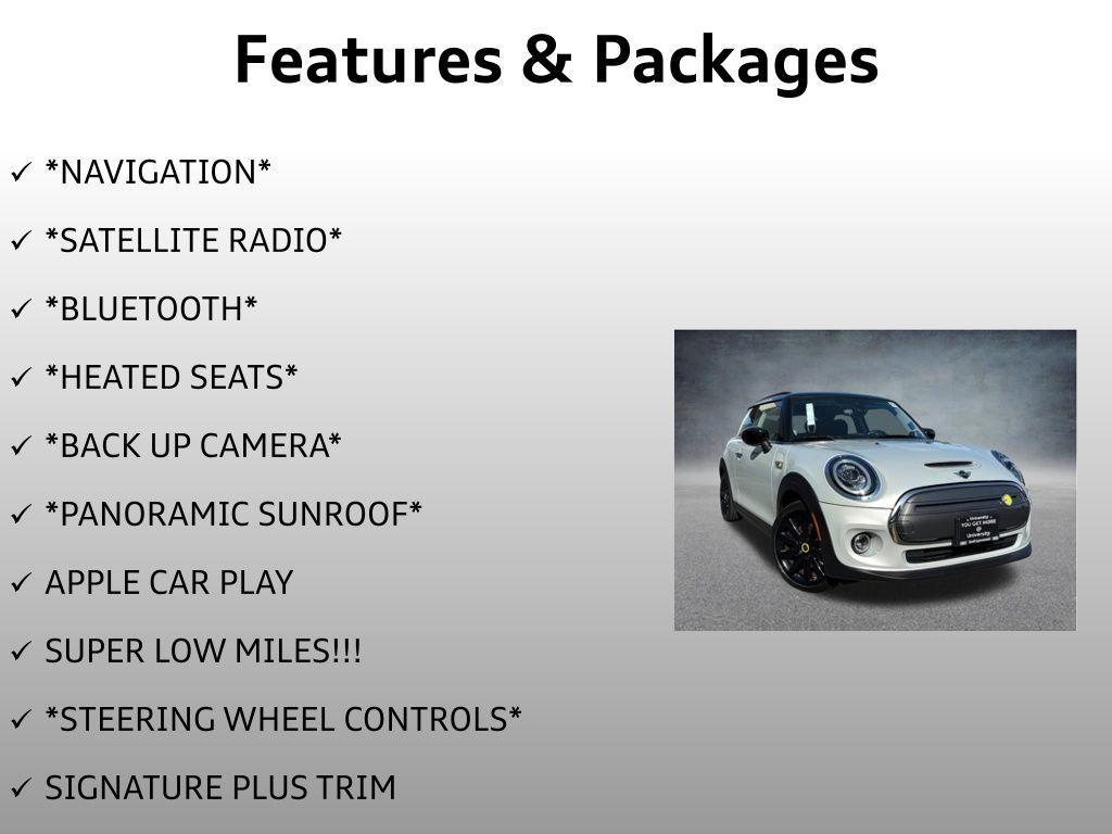 used 2021 MINI SE Hardtop car, priced at $19,499