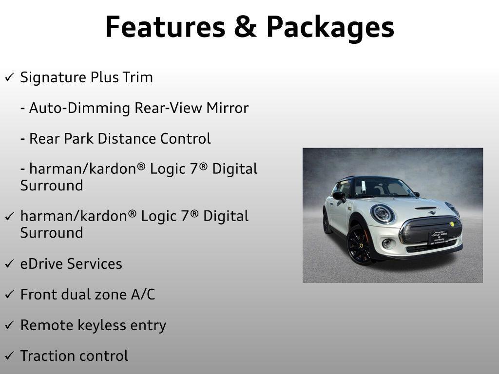 used 2021 MINI SE Hardtop car, priced at $19,499