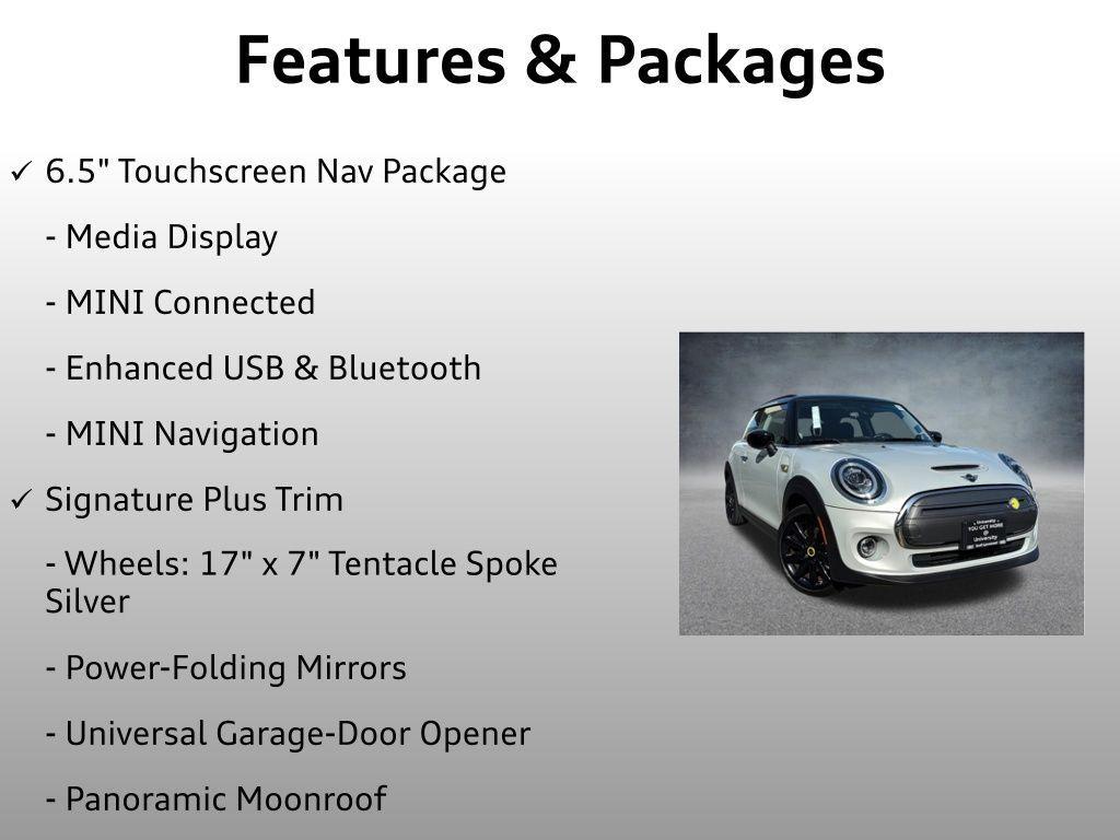used 2021 MINI SE Hardtop car, priced at $19,499