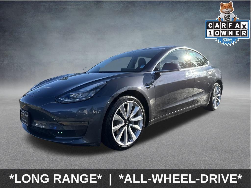 used 2018 Tesla Model 3 car, priced at $25,499
