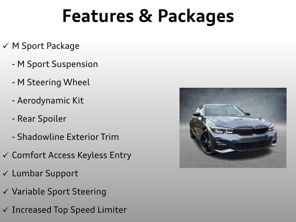 used 2022 BMW 330 car, priced at $33,199
