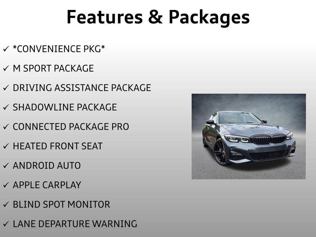 used 2022 BMW 330 car, priced at $33,199