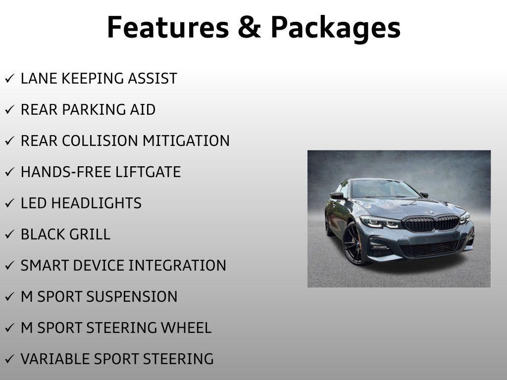 used 2022 BMW 330 car, priced at $33,199