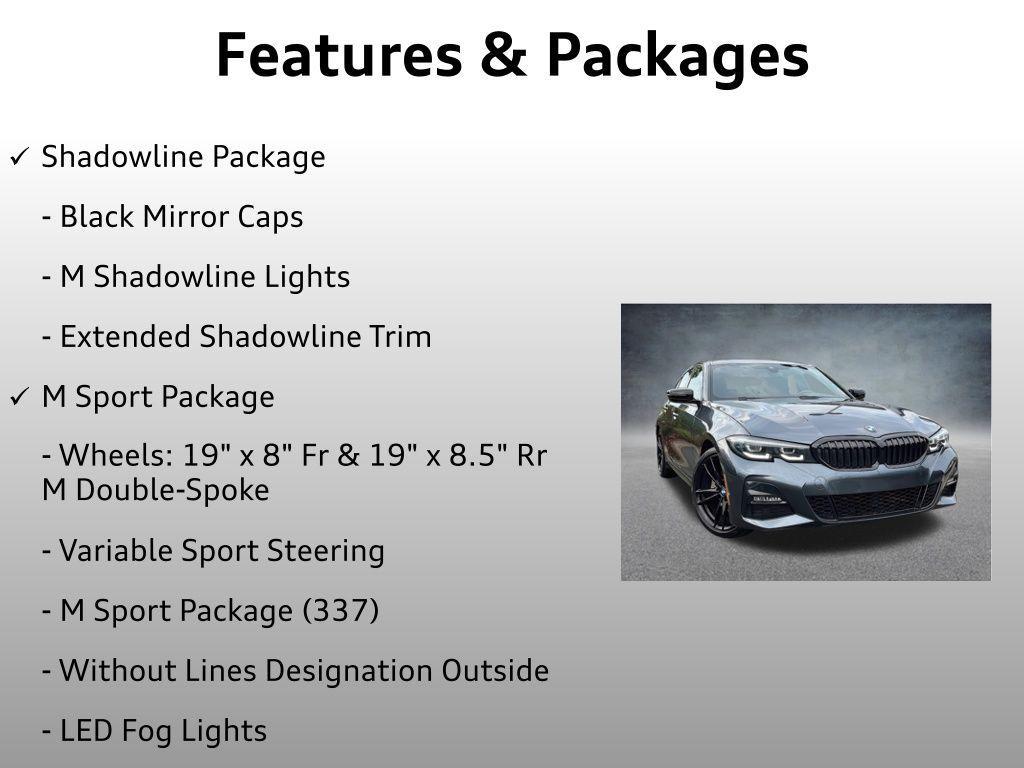 used 2022 BMW 330 car, priced at $33,199