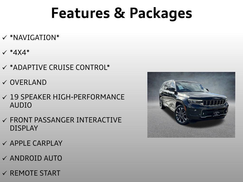 used 2023 Jeep Grand Cherokee L car, priced at $39,999