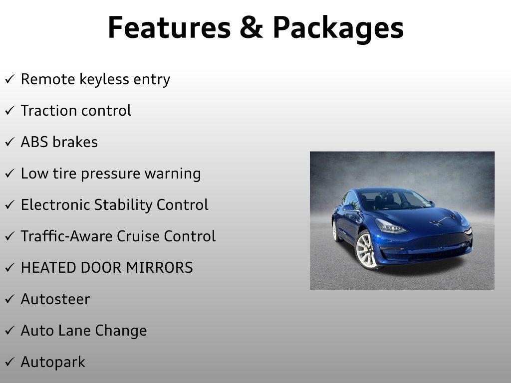 used 2018 Tesla Model 3 car, priced at $26,199
