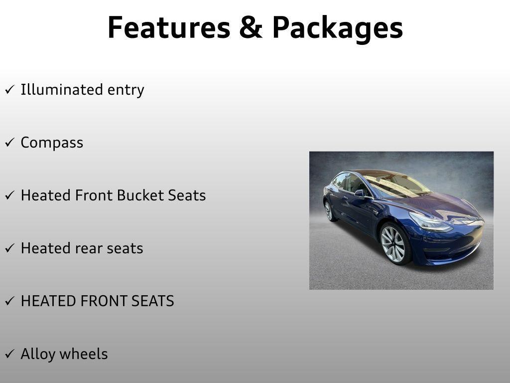 used 2018 Tesla Model 3 car, priced at $26,499