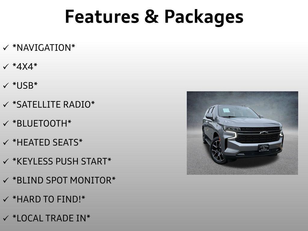 used 2021 Chevrolet Tahoe car, priced at $52,999