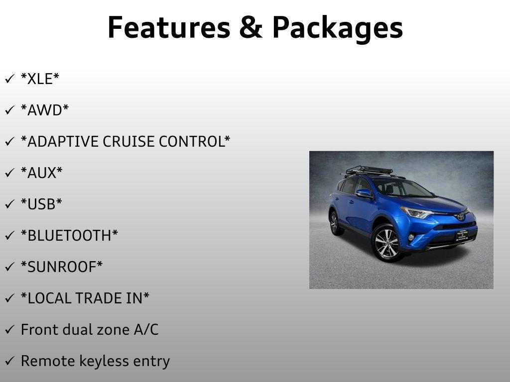 used 2018 Toyota RAV4 car, priced at $19,999