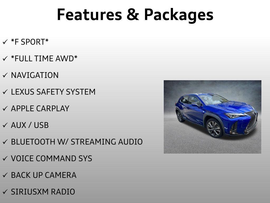 used 2019 Lexus UX 250h car, priced at $28,499