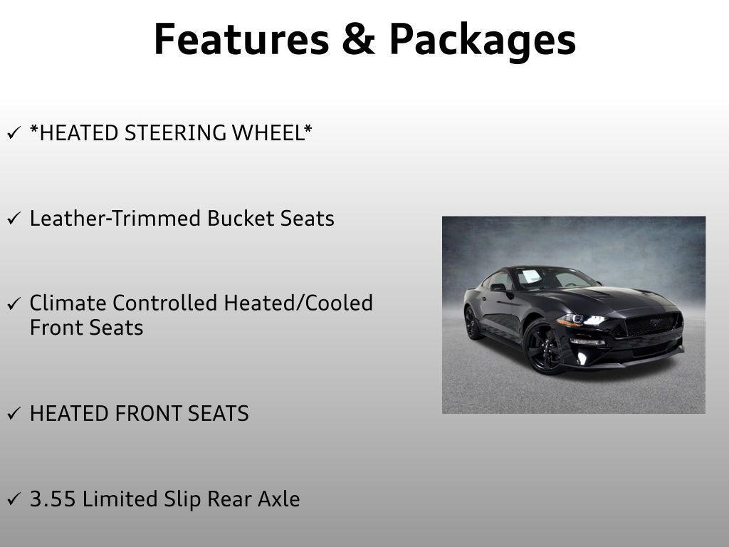 used 2022 Ford Mustang car, priced at $38,999