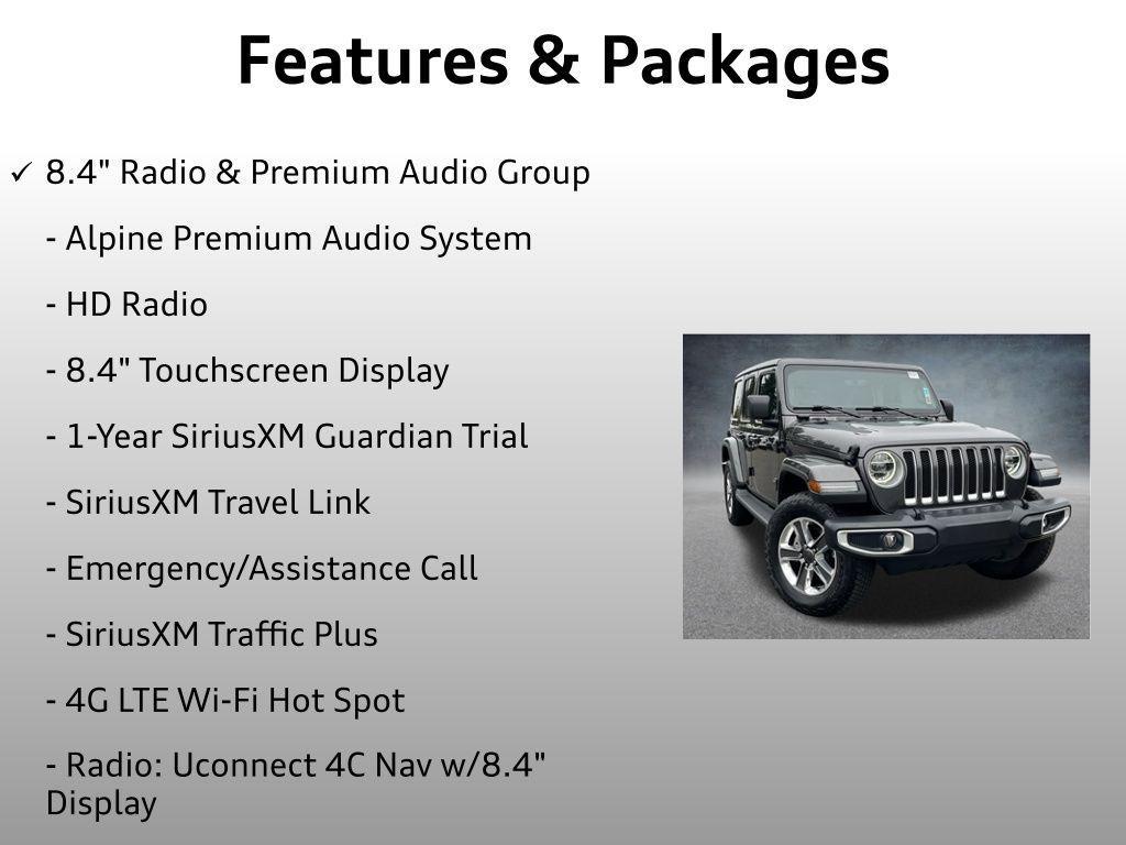 used 2020 Jeep Wrangler Unlimited car, priced at $33,499