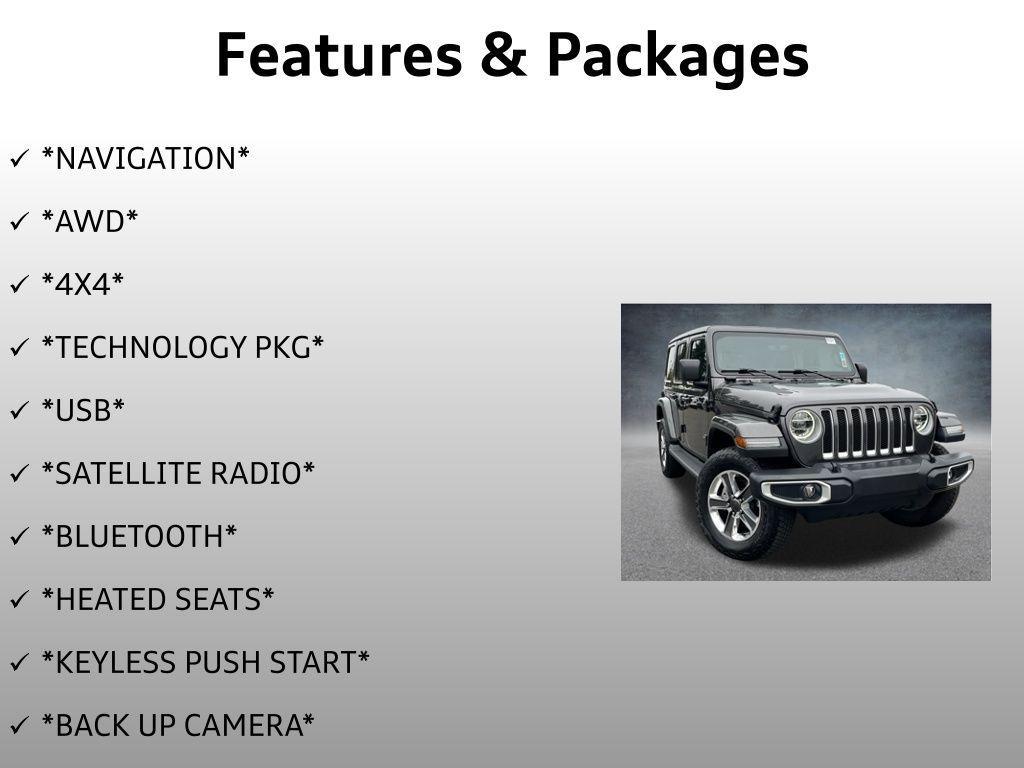 used 2020 Jeep Wrangler Unlimited car, priced at $33,499