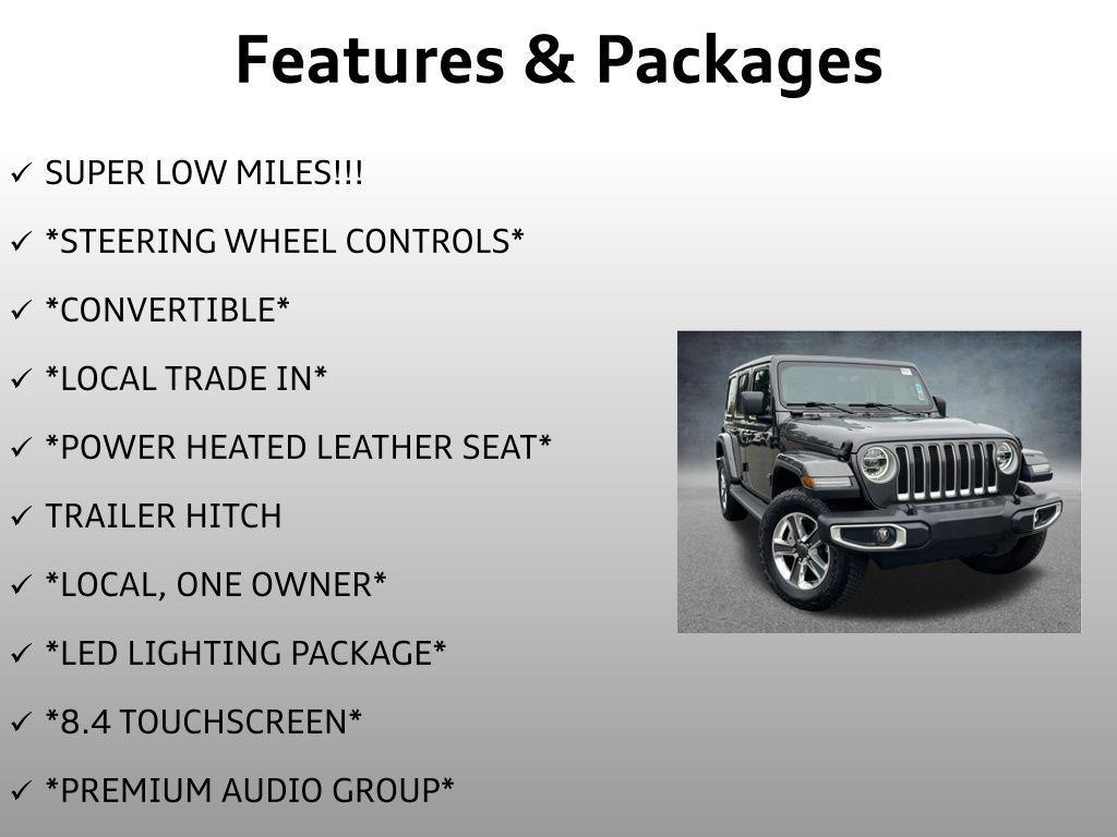 used 2020 Jeep Wrangler Unlimited car, priced at $33,499