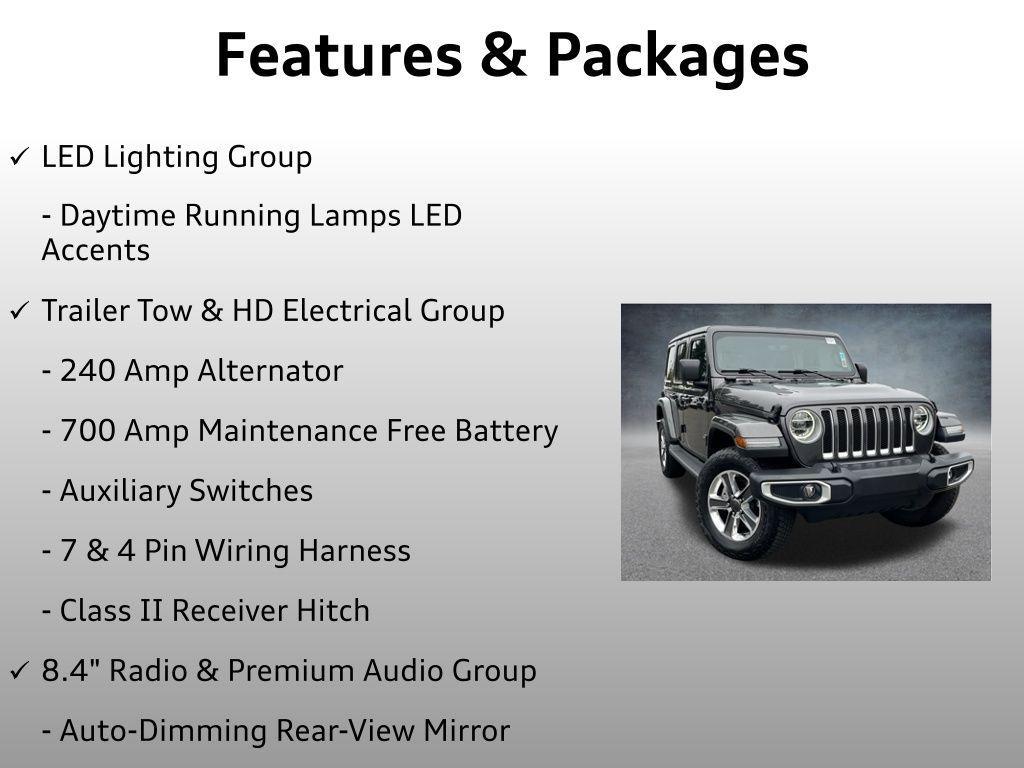 used 2020 Jeep Wrangler Unlimited car, priced at $33,499