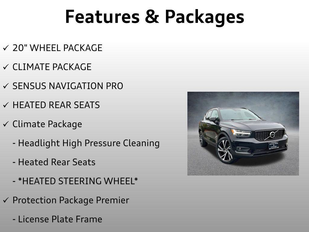 used 2022 Volvo XC40 car, priced at $29,499