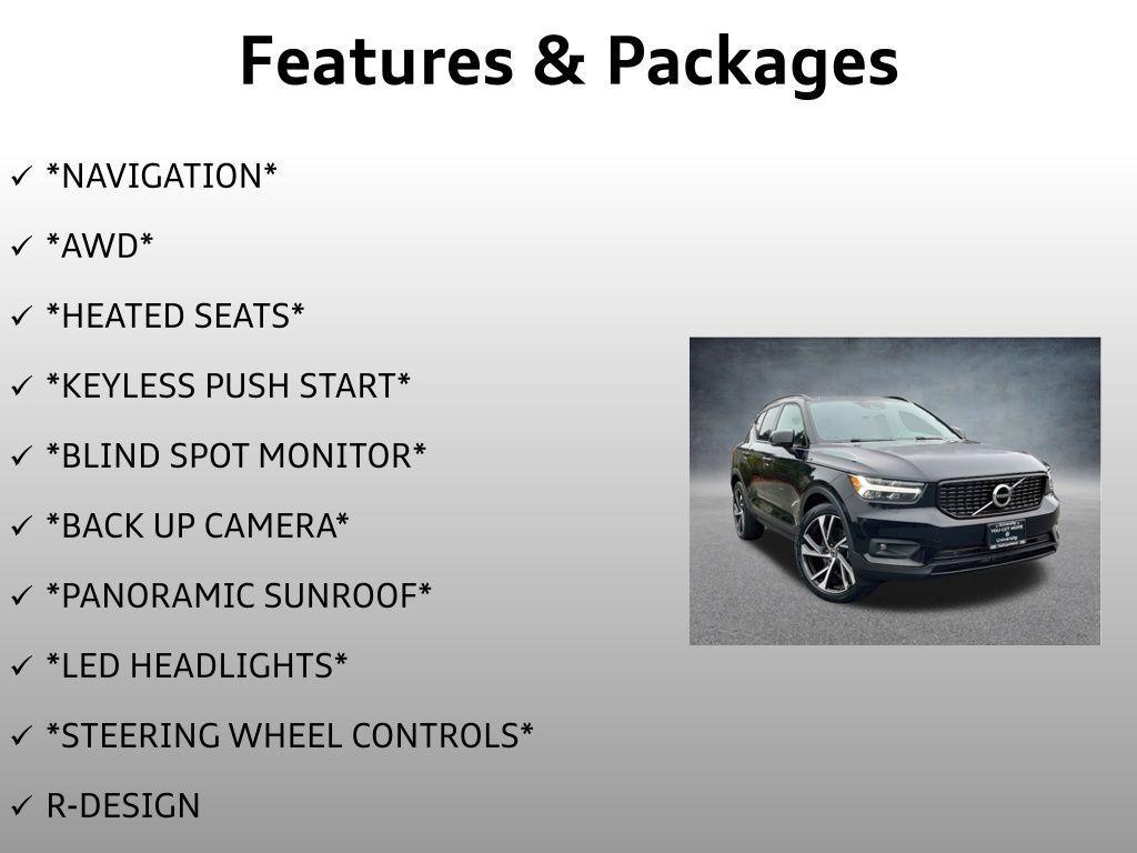 used 2022 Volvo XC40 car, priced at $29,499