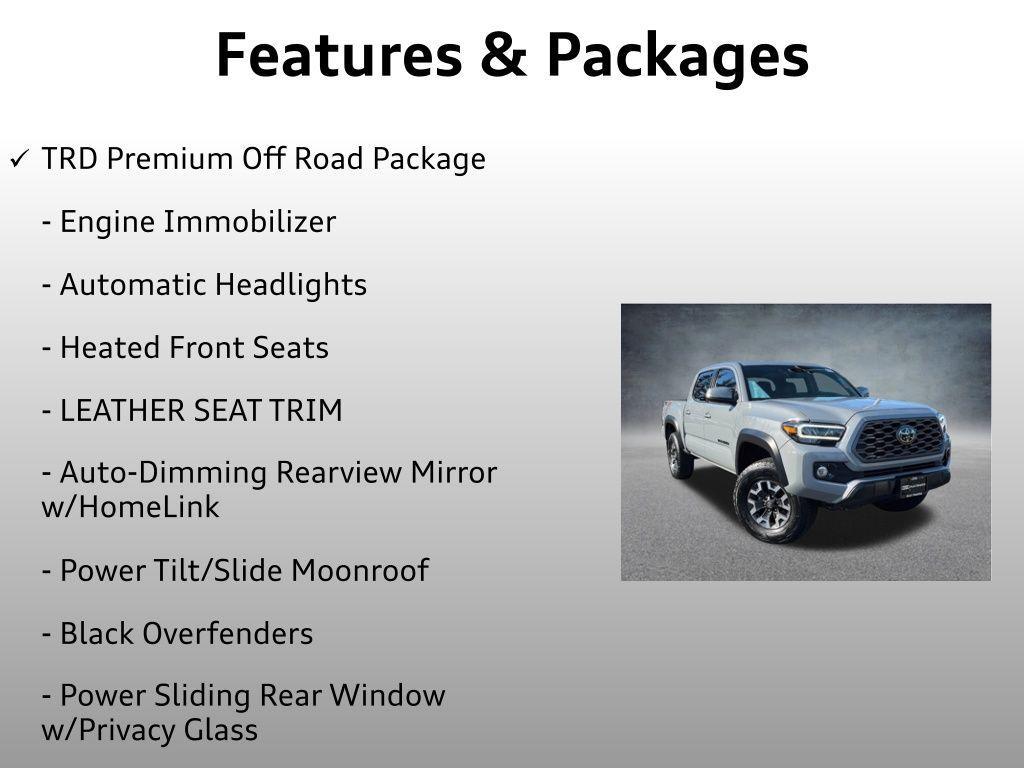 used 2021 Toyota Tacoma car, priced at $41,999